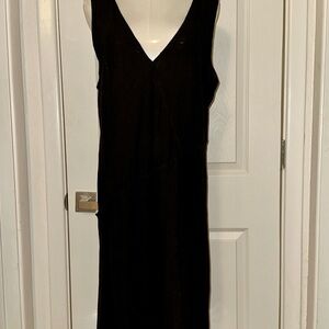 CUT LOOSE Black Midi Dress